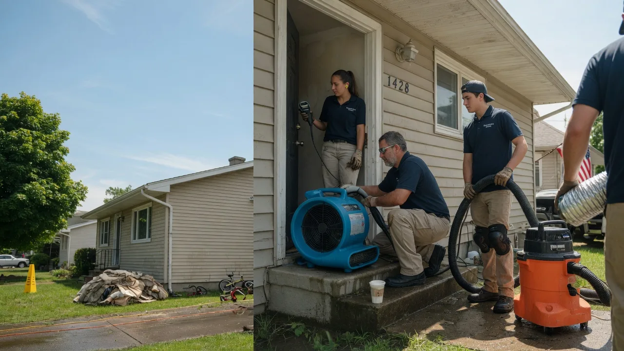 Water Damage Restoration in Dola, OH near me